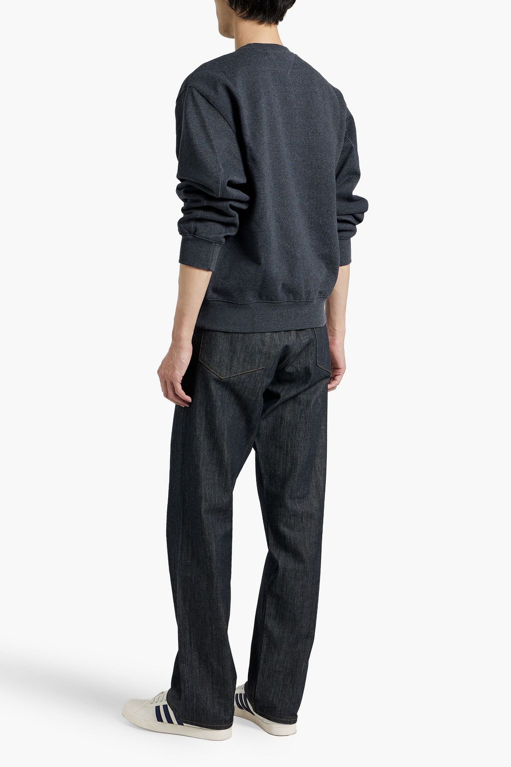 ALEX MILL Marlon cotton-blend fleece sweatshirt