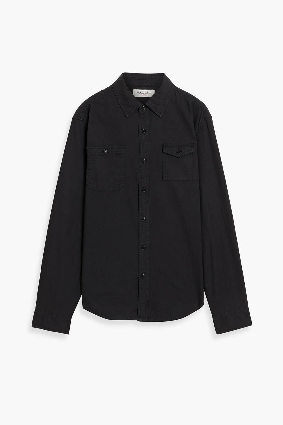 Utility cotton-twill shirt