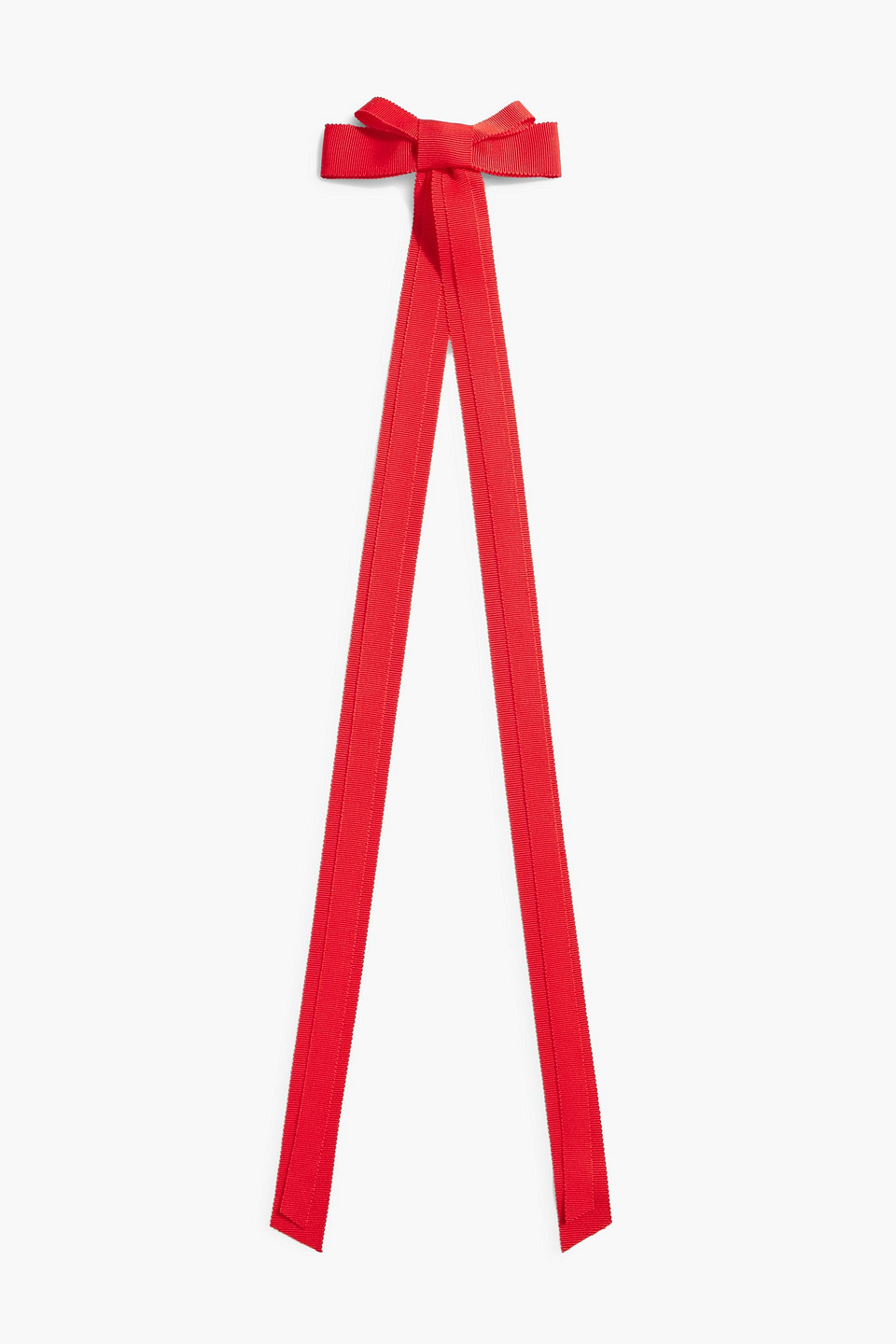 Jennifer Behr Eden Grosgrain Bow Hair Clip In Red