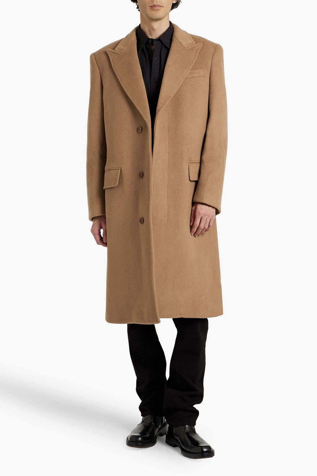 ALEX MILL Abram wool-blend felt coat