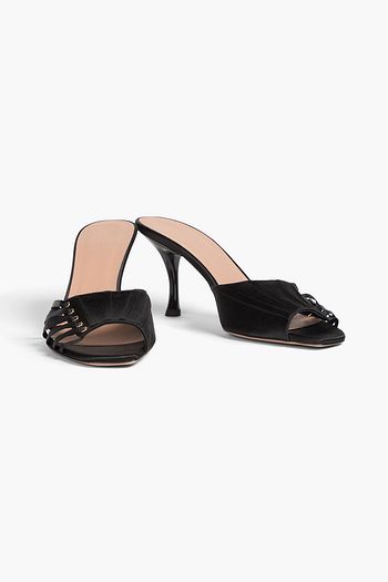 MALONE SOULIERS حذاء ميول بيكسلي من الساتان برباط