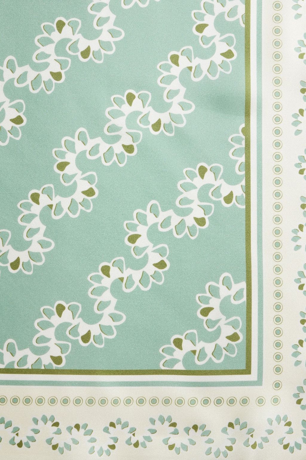 JENNIFER BEHR + Julia Berolzheimer Neptune printed silk-twill scarf