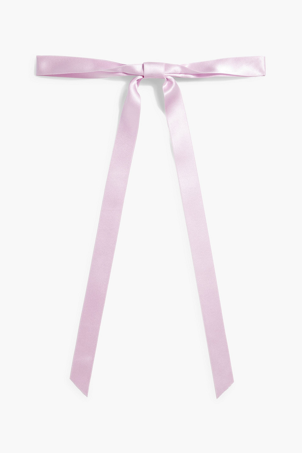Jennifer Behr Gretta Silk-satin Bow Hair Clip In Lilac