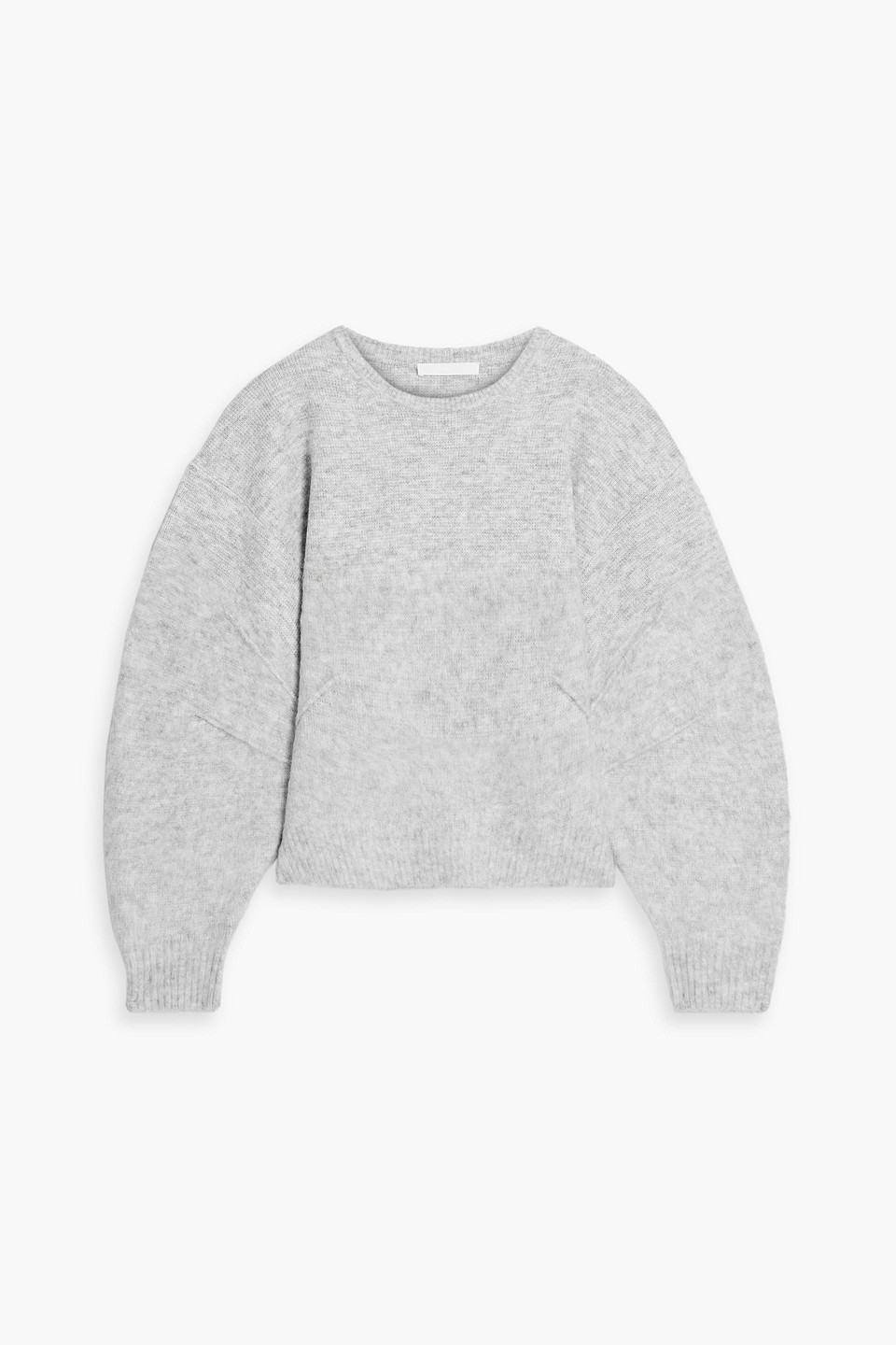 Helmut Lang Apex Brushed Knitted Sweater In Gray
