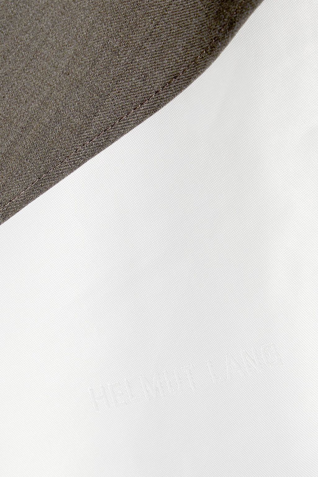 HELMUT LANG Asymmetric layered wool midi dress