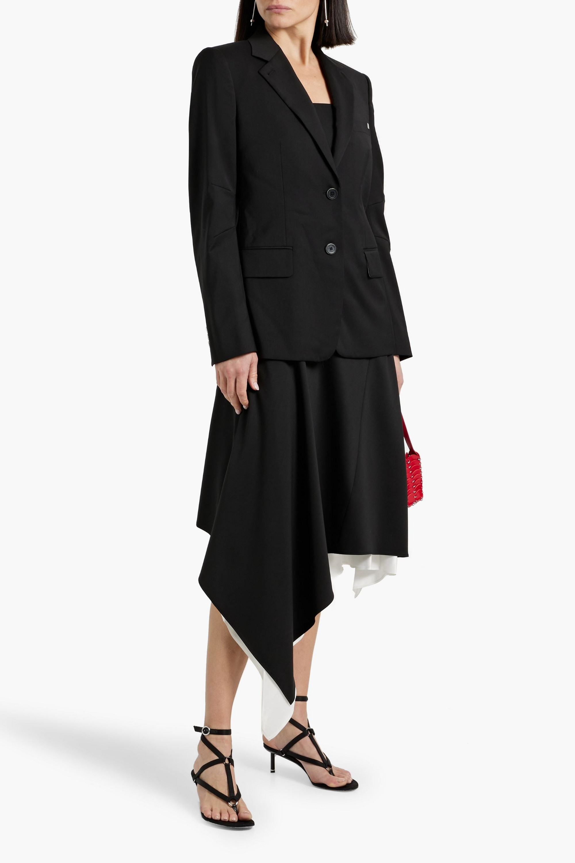 Helmut Lang Wool-twill blazer