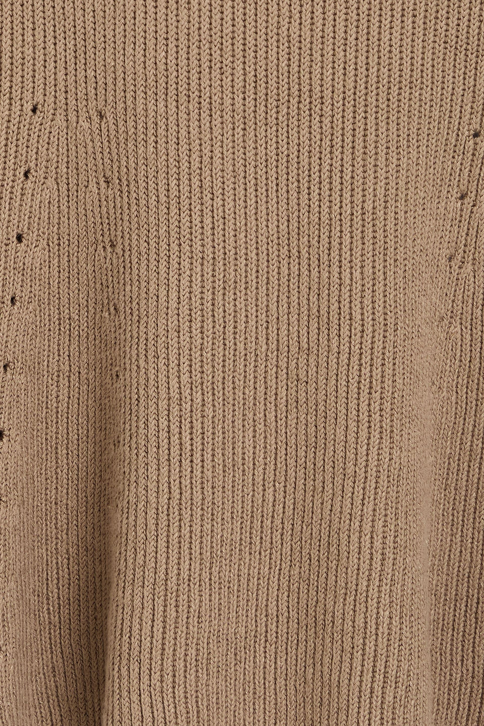 Joseph Ribbed Linen-blend Skirt In Taupe