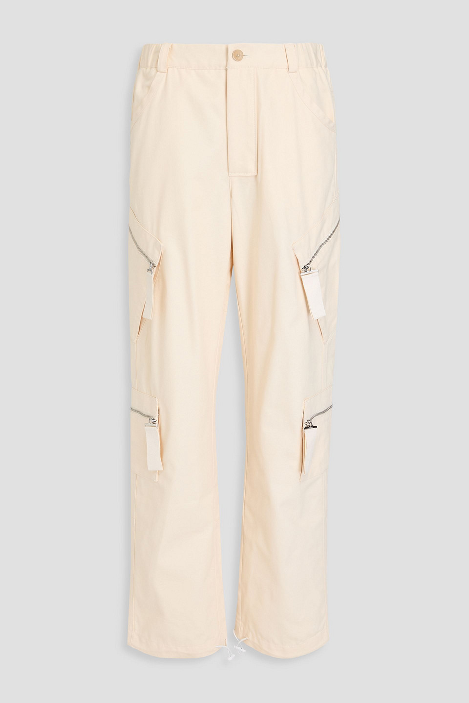 Jacquemus Le Cargo Marrone Cotton-canvas Cargo Pants In Pink