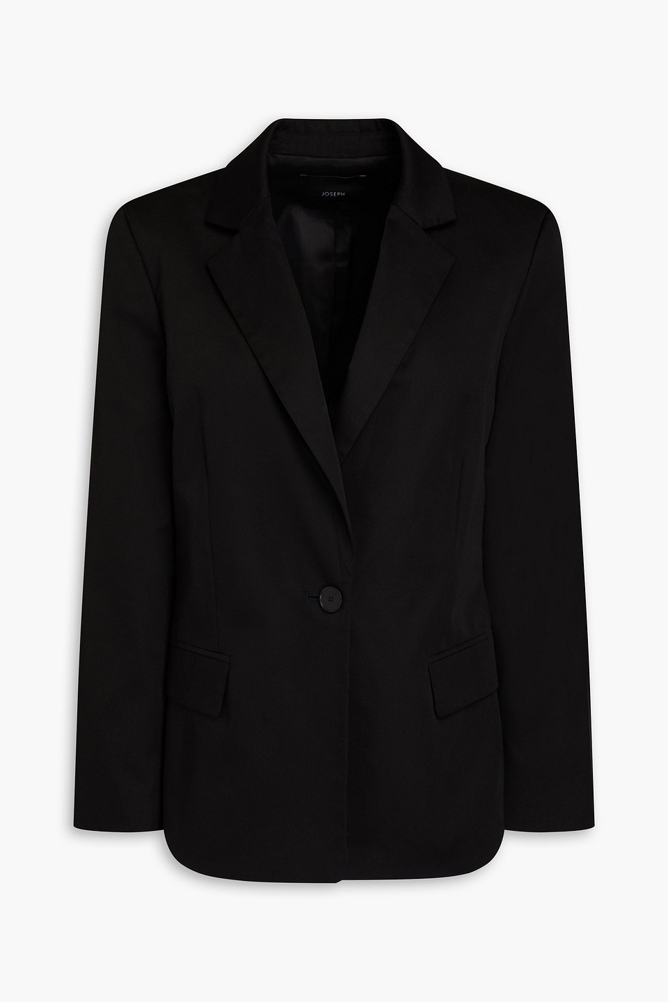 Joseph Joaquim Cotton-sateen Blazer In Black