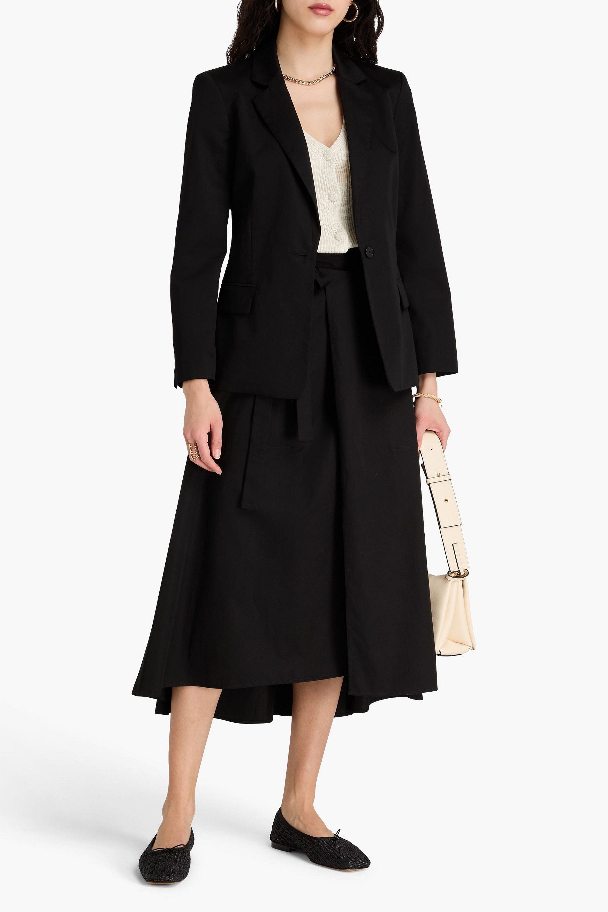 JOSEPH Joaquim cotton-sateen blazer