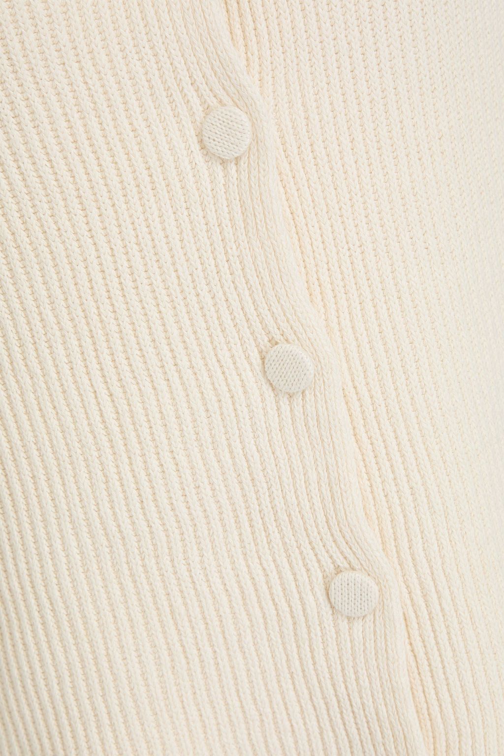 JOSEPH Ribbed linen-blend vest