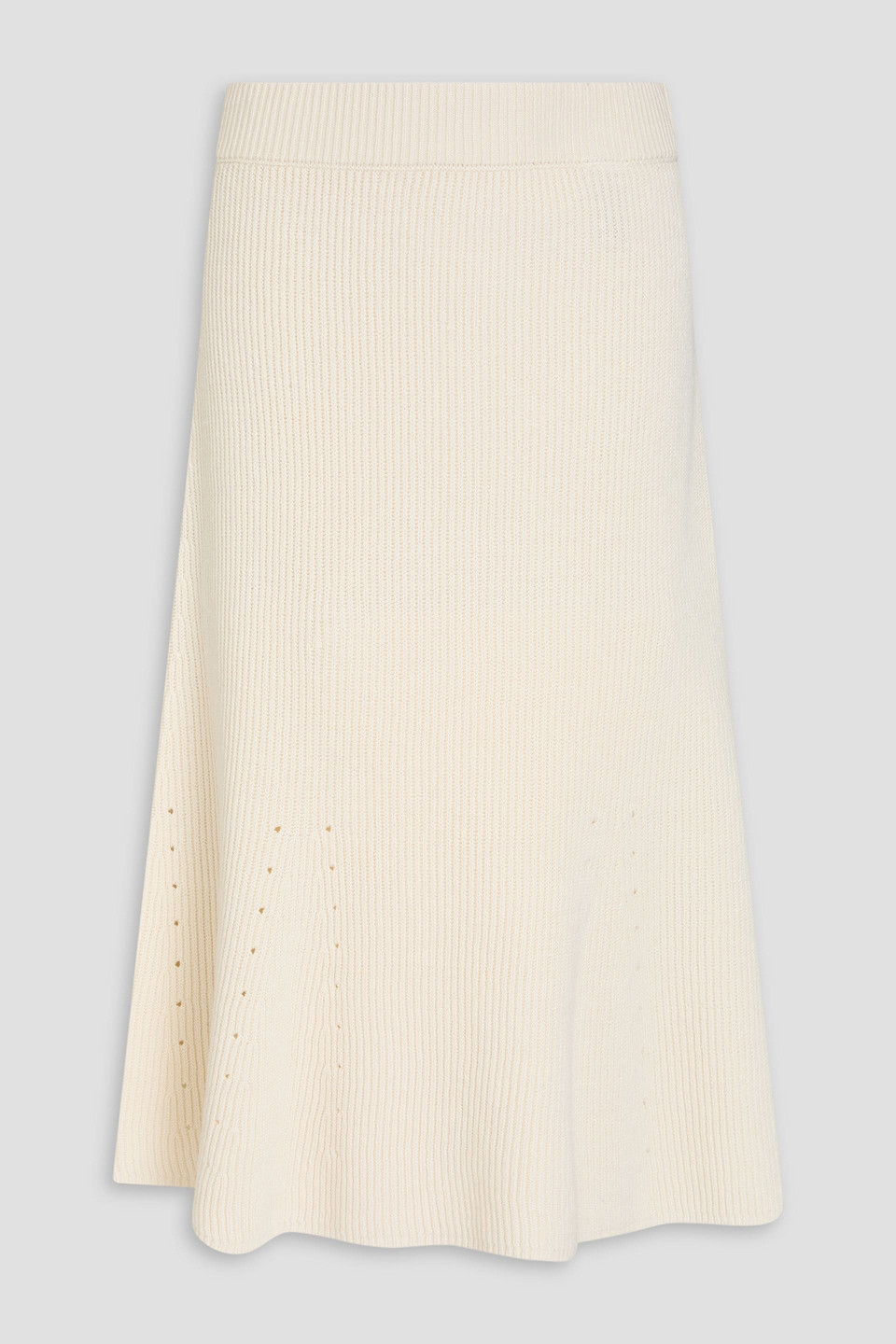 Joseph Ribbed Linen-blend Skirt
