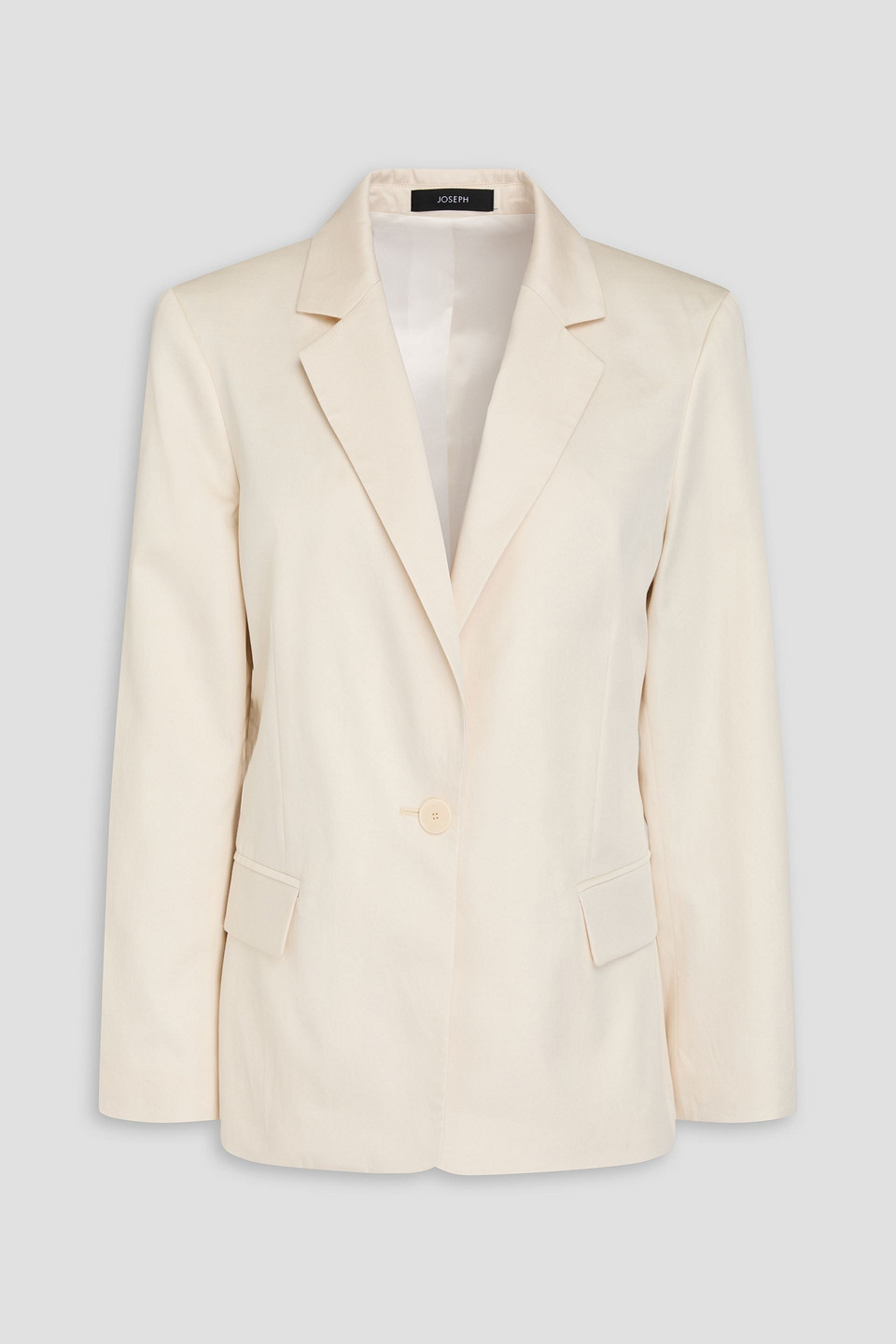 Joseph Joaquim Cotton-sateen Blazer In Cream