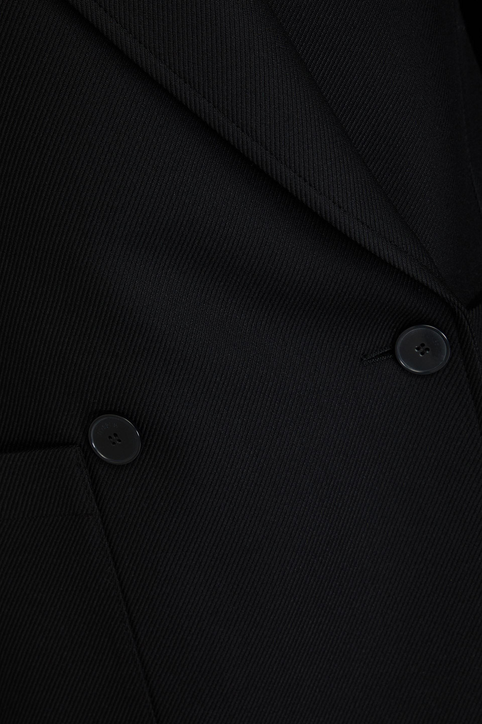 JOSEPH FLORIAN DOUBLE-BREASTED WOOL-BLEND TWILL BLAZER