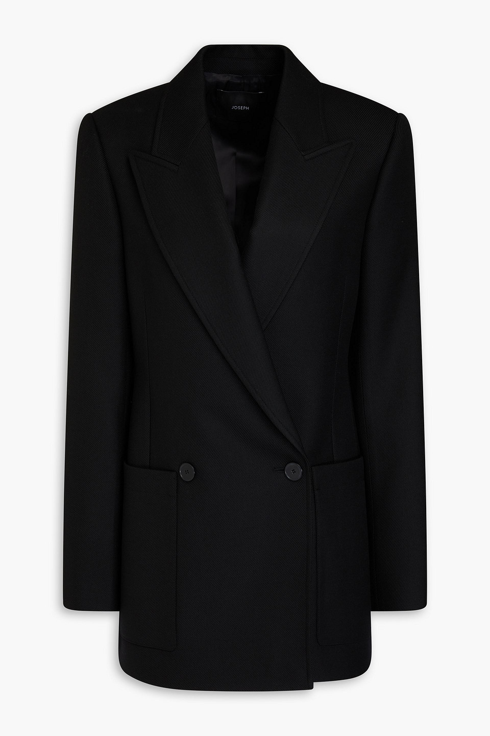 Joseph Florian Double-breasted Wool-blend Twill Blazer