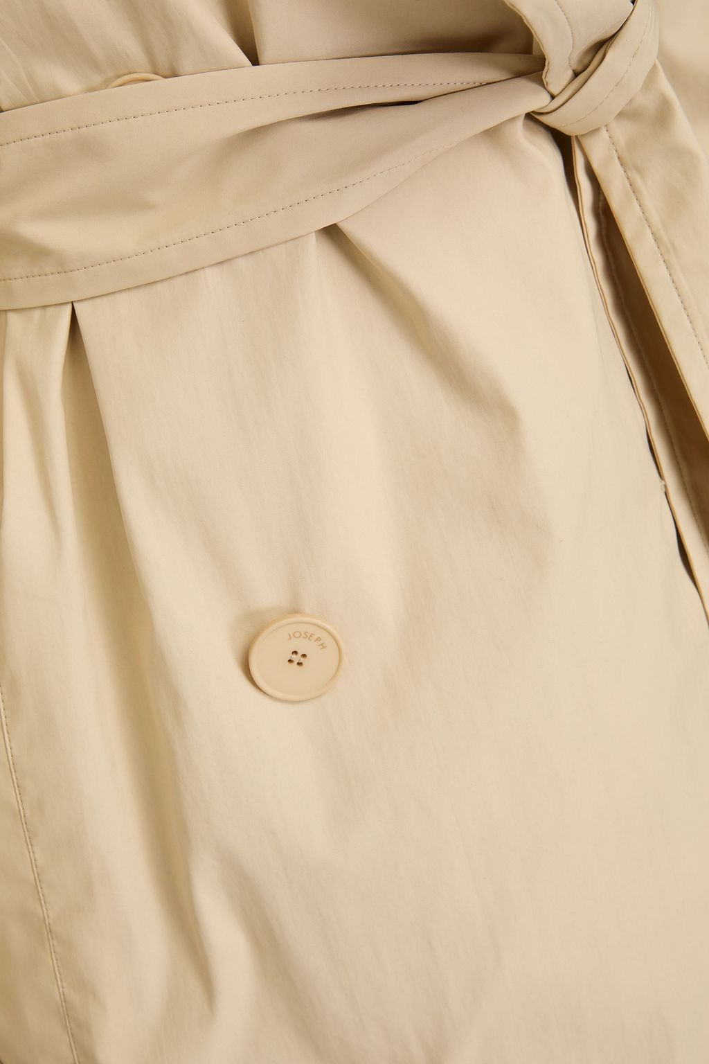 JOSEPH Cambrai belted cotton-blend trench coat