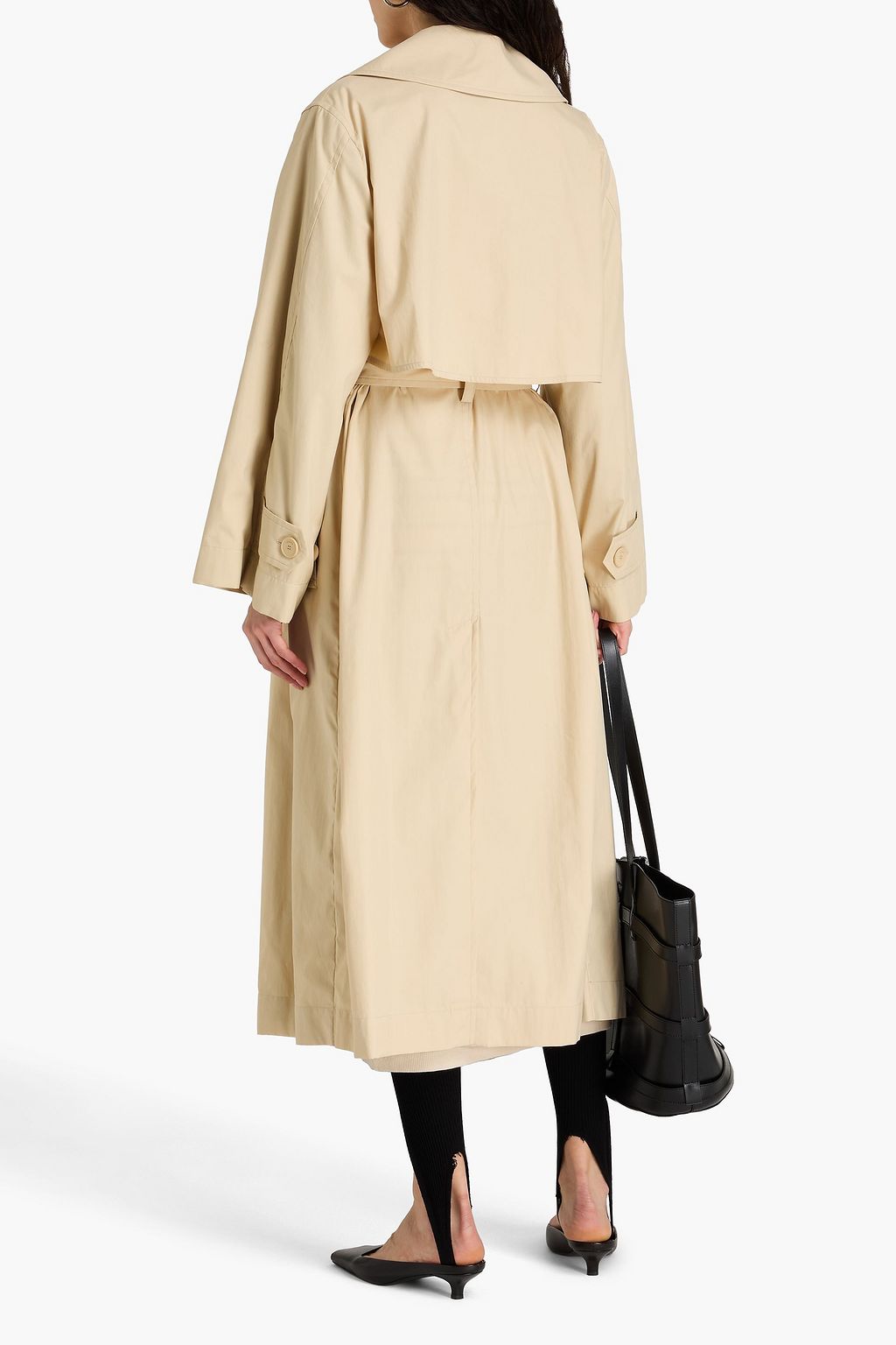 JOSEPH Cambrai belted cotton-blend trench coat