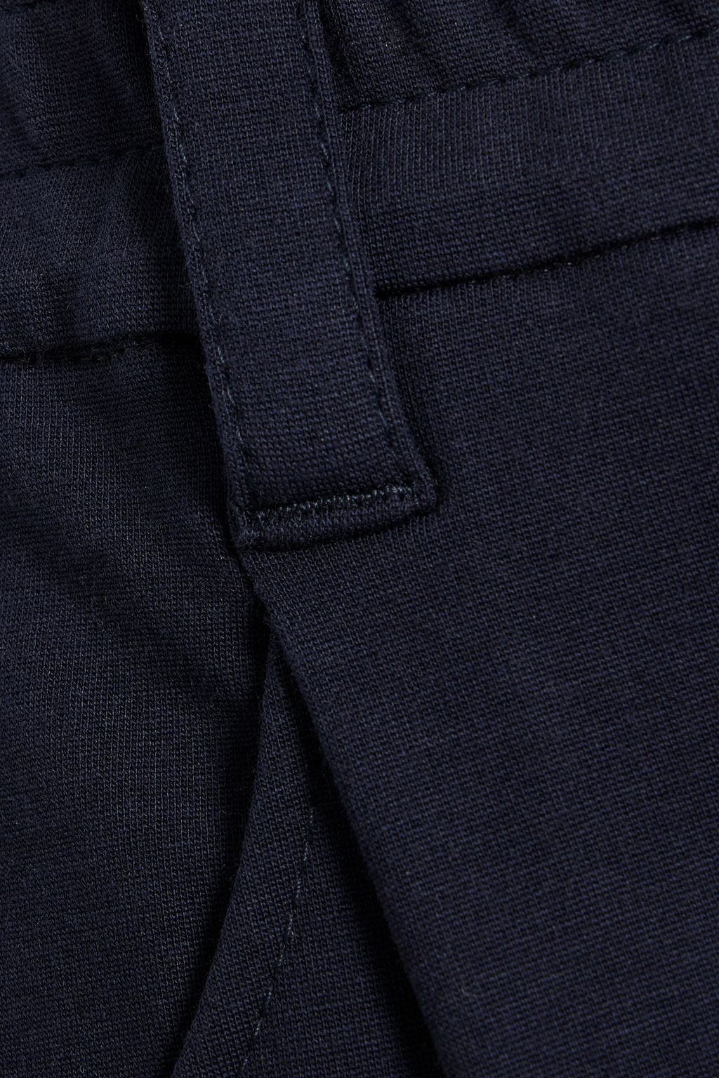 BRUNELLO CUCINELLI Pleated cotton-blend jersey track pants