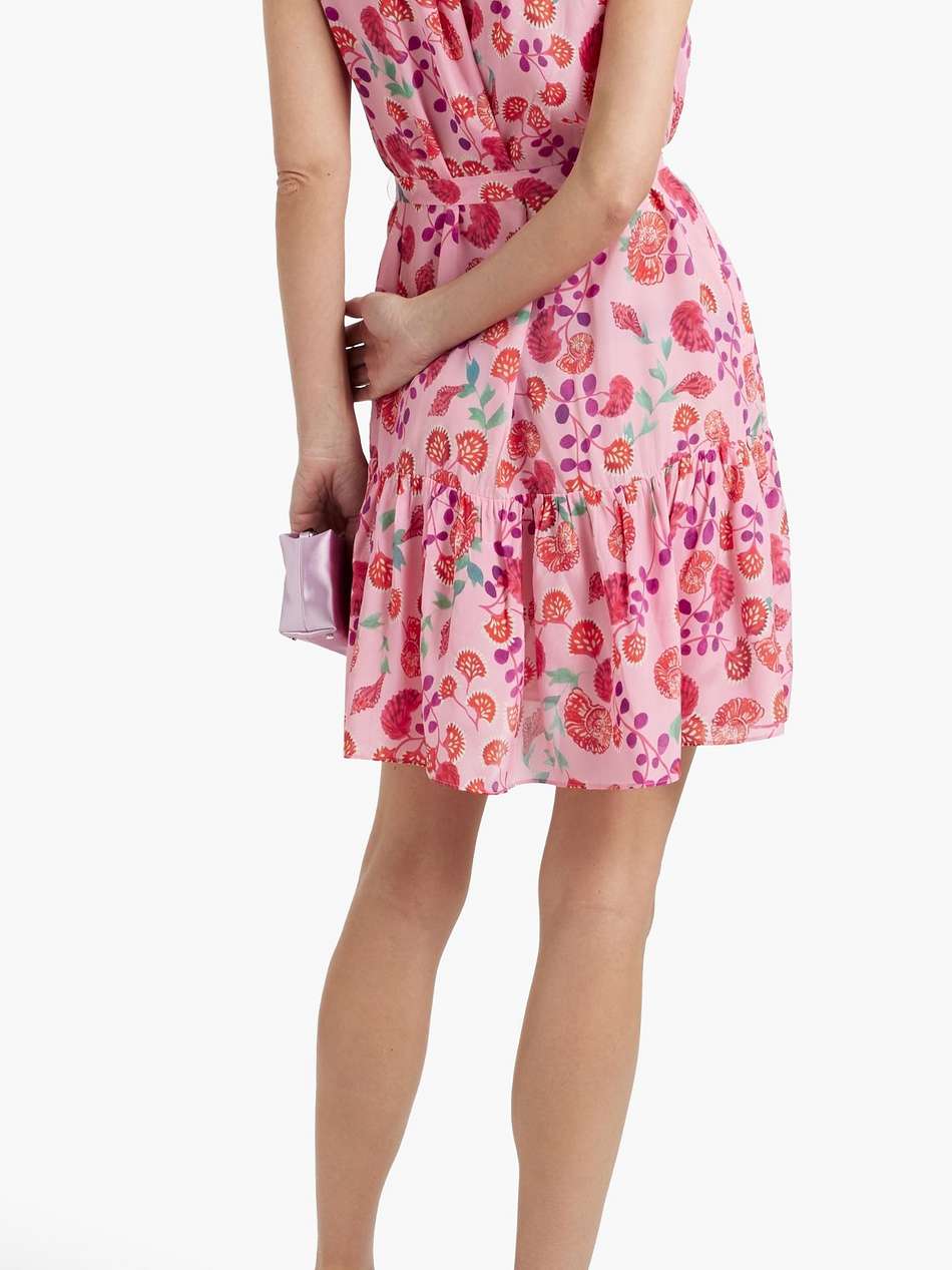 tilly floral-print crepe de chine mini dress