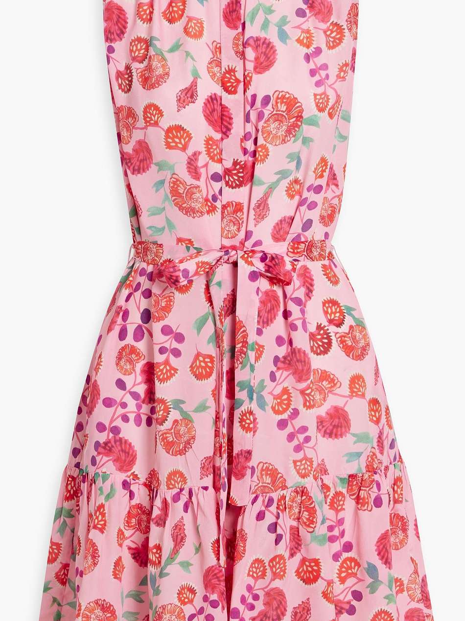 tilly floral-print crepe de chine mini dress