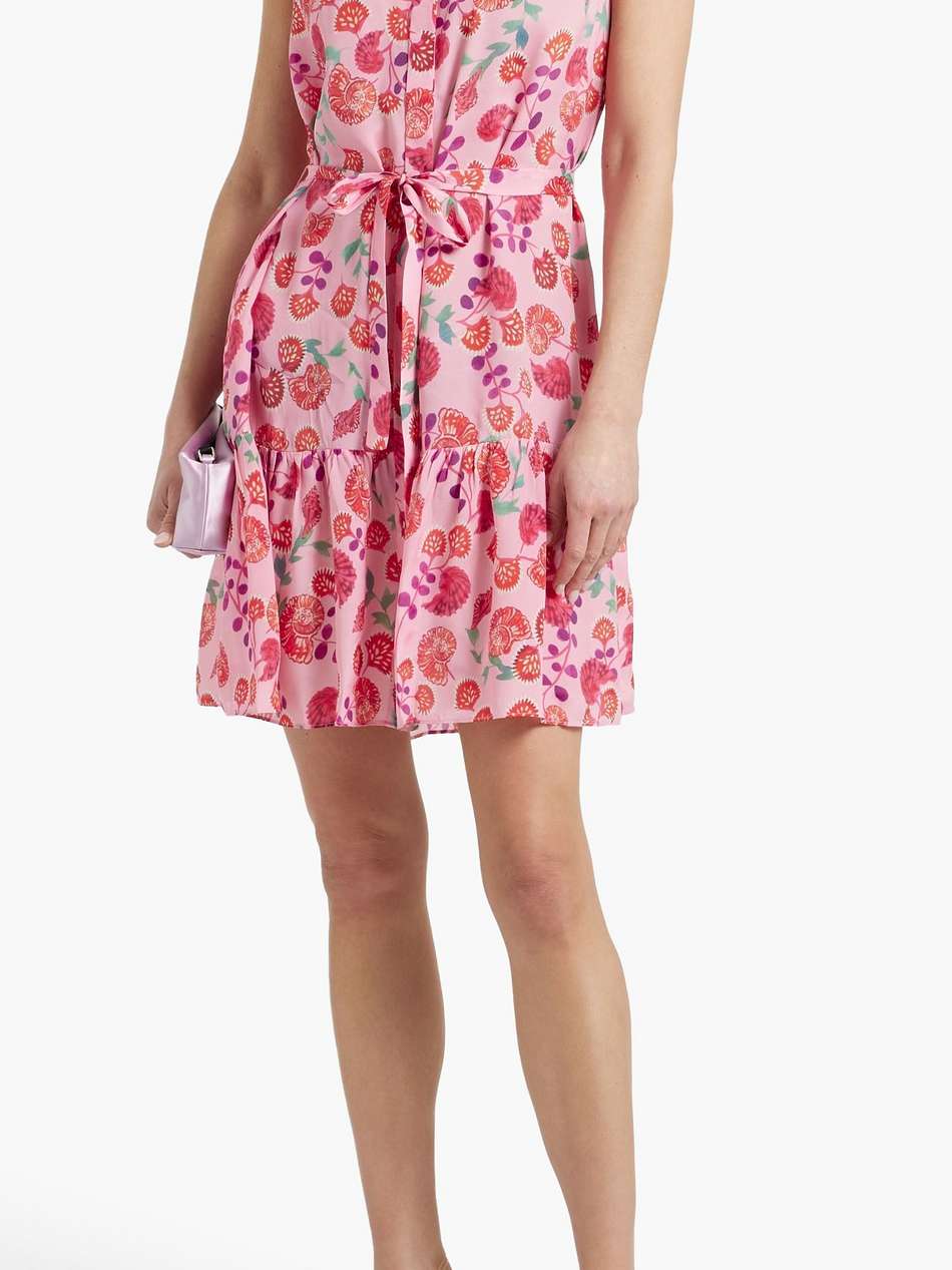 tilly floral-print crepe de chine mini dress