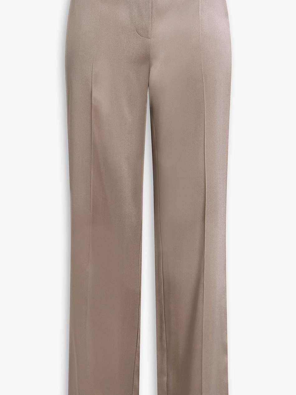 tova silk-satin straight-leg pants