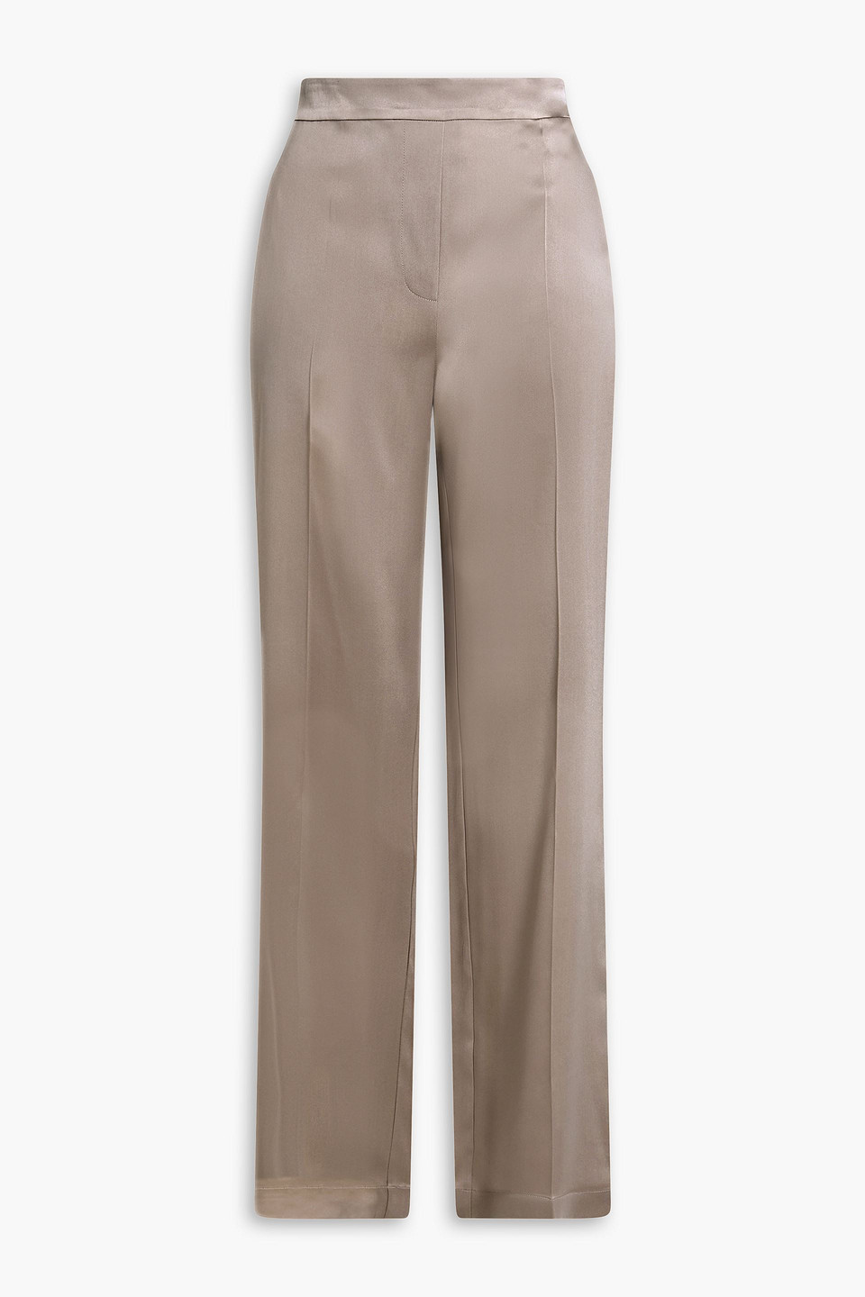 Joseph Tova Silk-satin Straight-leg Pants