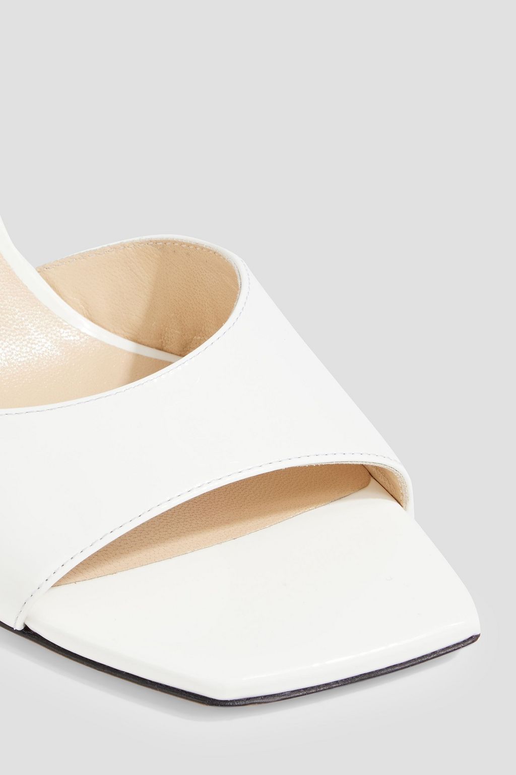 JIMMY CHOO Brien 85 leather wedge sandals