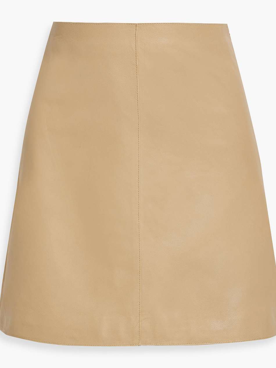 coras leather mini skirt