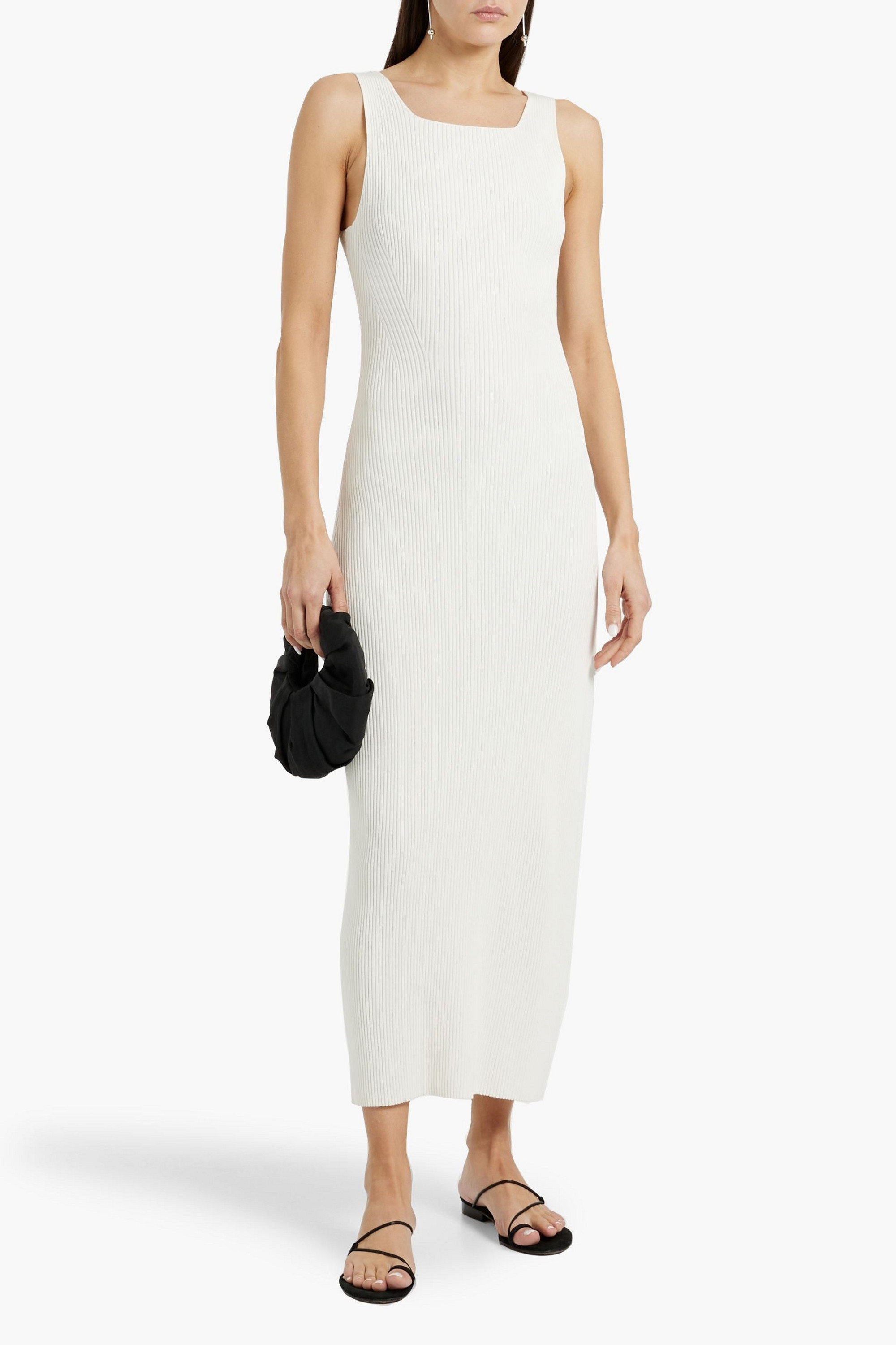 By Malene Birger Milelo ribbed cotton-blend midi dress