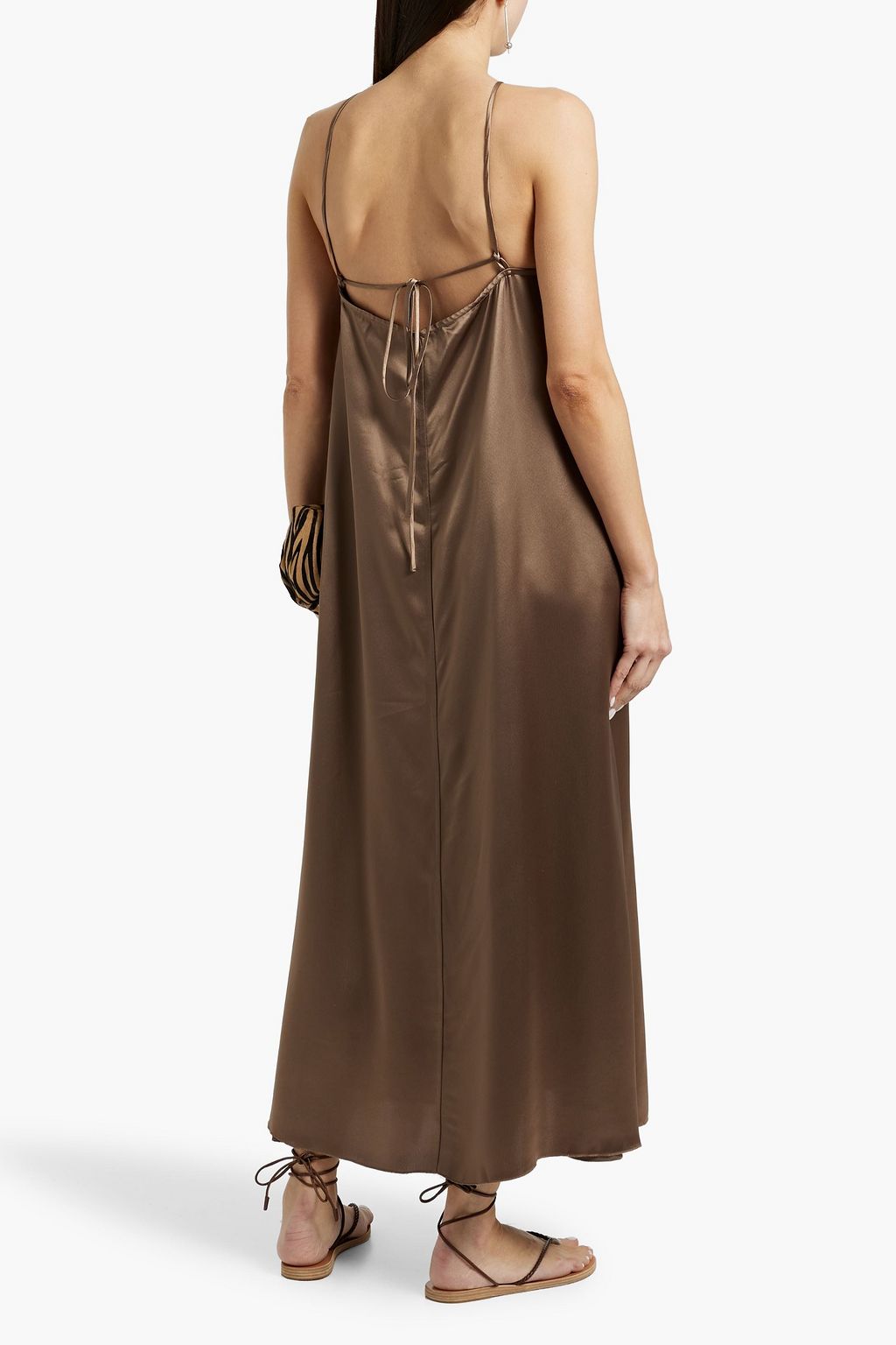 BY MALENE BIRGER فستان طويل "ريجانا" من ساتان كريب