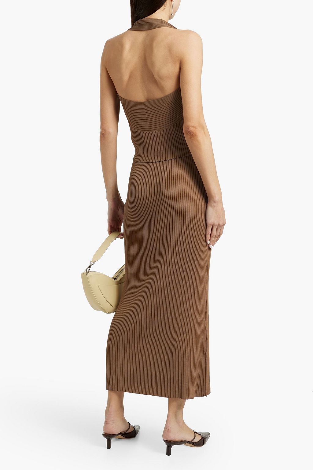BY MALENE BIRGER تنورة طويلة "ميريني" بحبكة مضلّعة