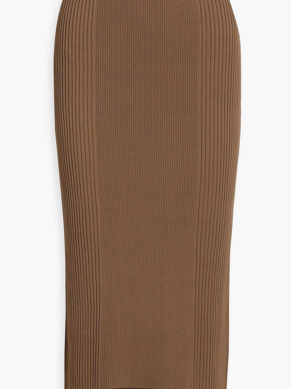 merine ribbed-knit maxi skirt