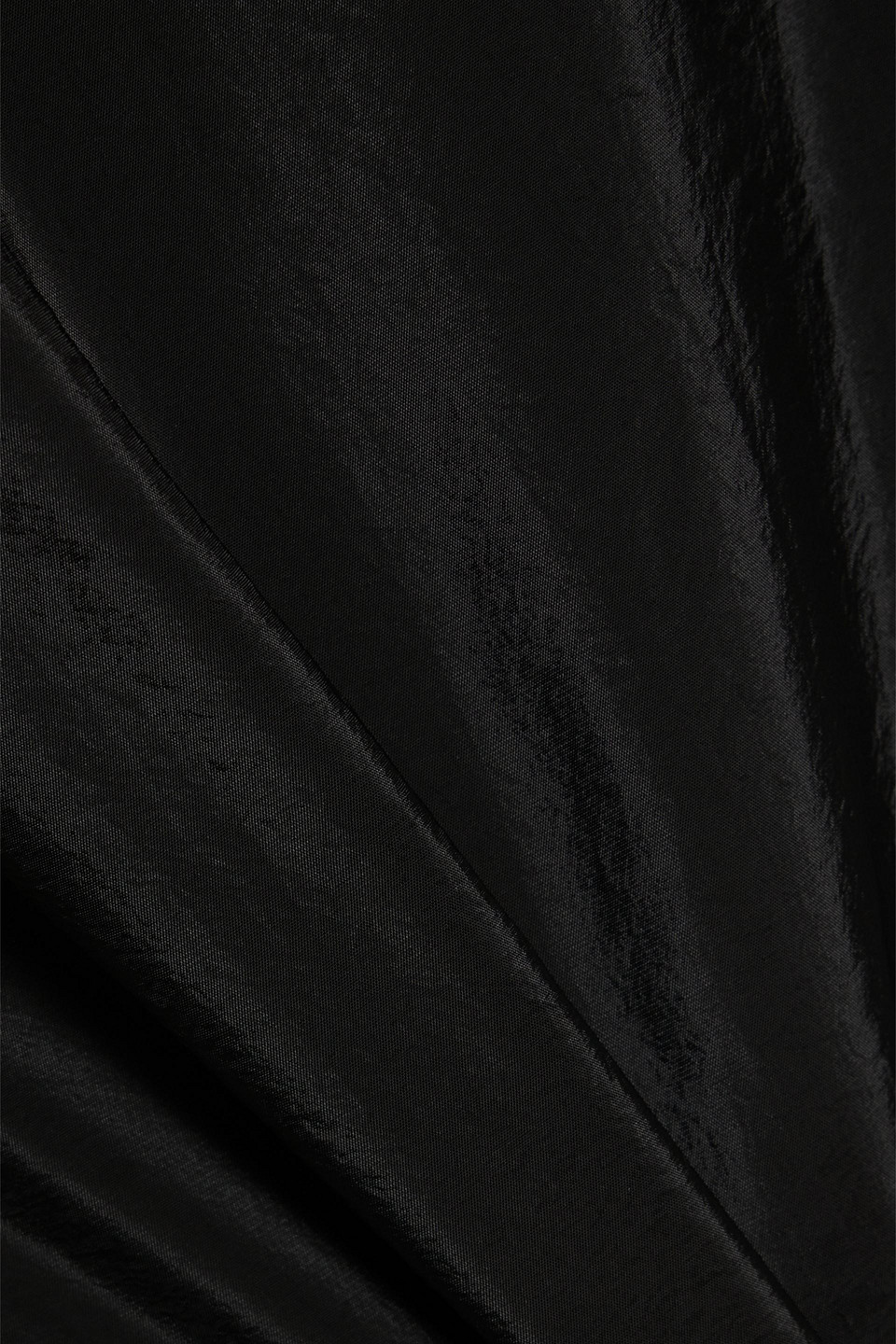 Shop By Malene Birger Isoldas Taffeta Maxi Skirt In Black