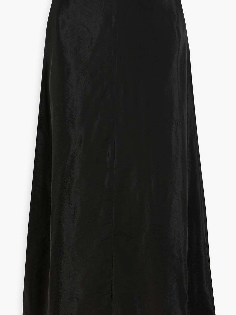 isoldas taffeta maxi skirt