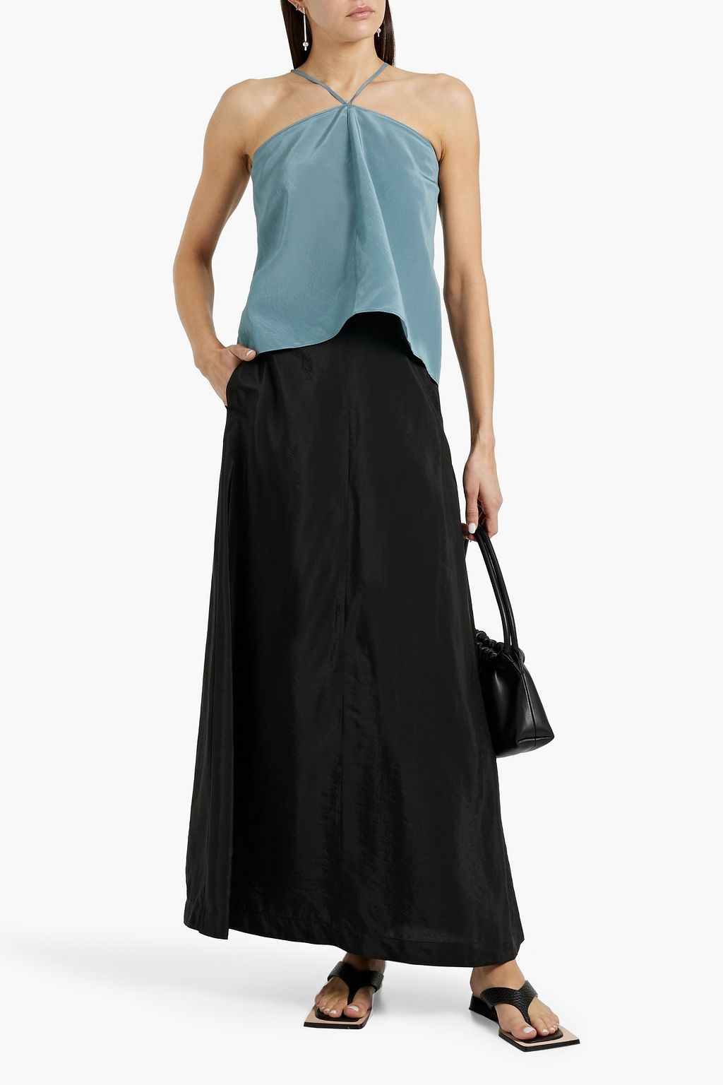 BY MALENE BIRGER Isoldas taffeta maxi skirt