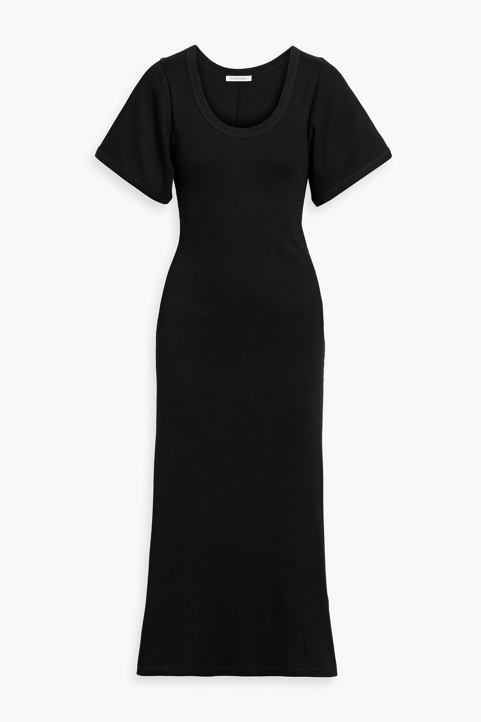Anaissa ribbed cotton-blend jersey midi dress