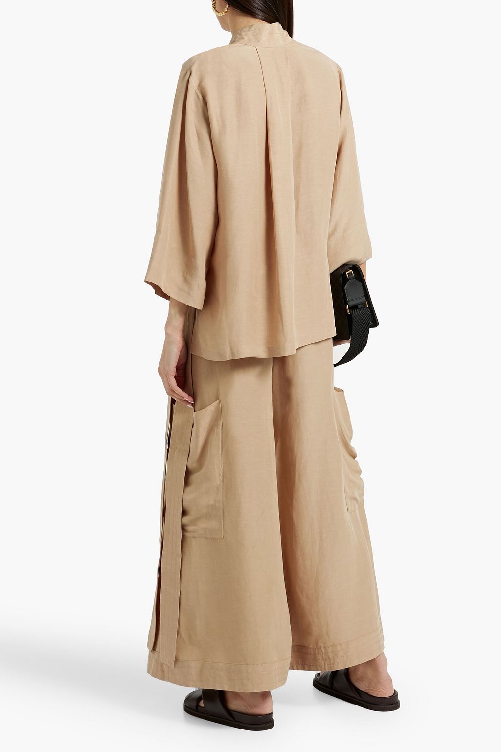 BY MALENE BIRGER بنطال "دارلاني" محبوك بأرجل واسعة