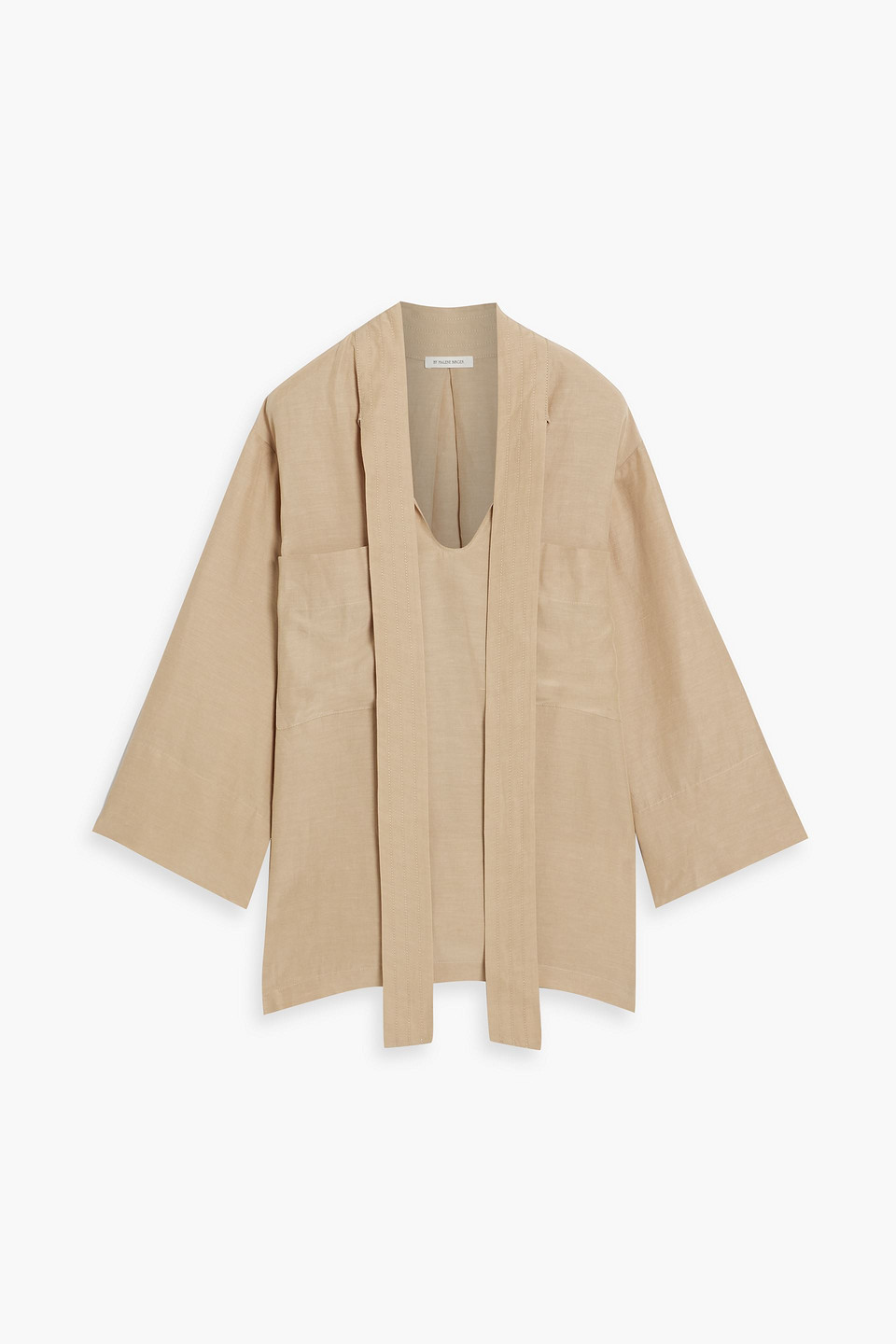 By Malene Birger Dakote Woven Blouse In Beige