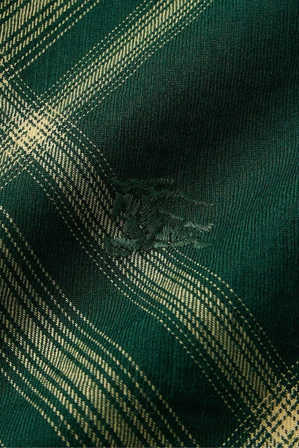 BURBERRY Oversized checked wool-flannel shirt