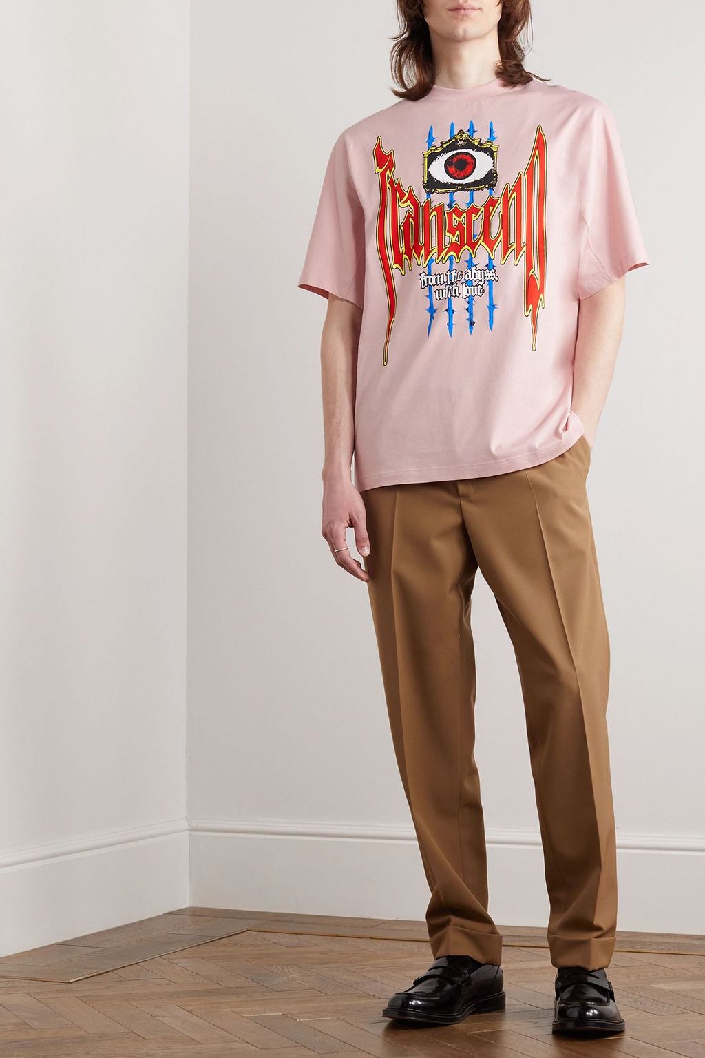 BURBERRY Printed cotton-jersey T-shirt