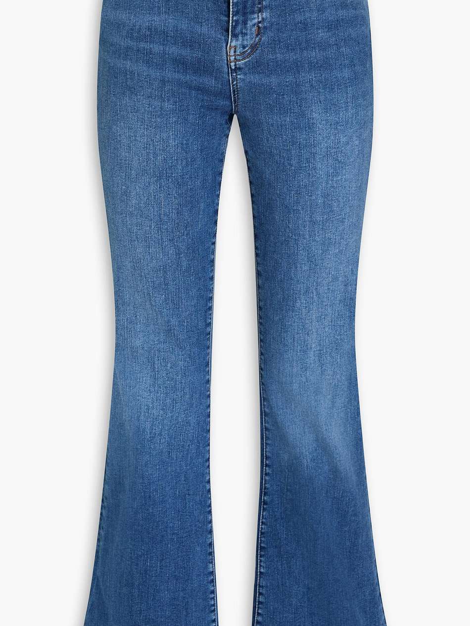 le high flare high-rise flared jeans