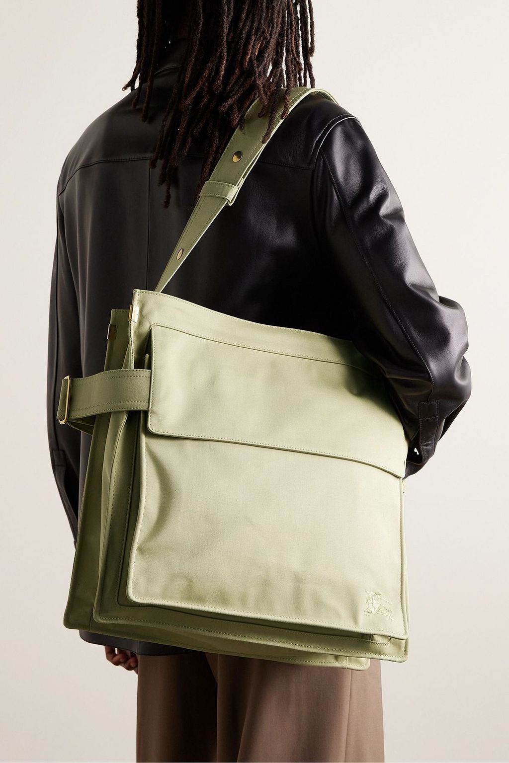 BURBERRY Gabardine tote