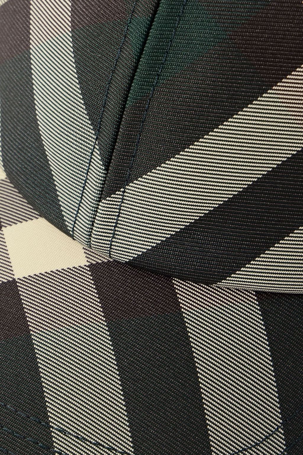 BURBERRY Checked drill baseball cap