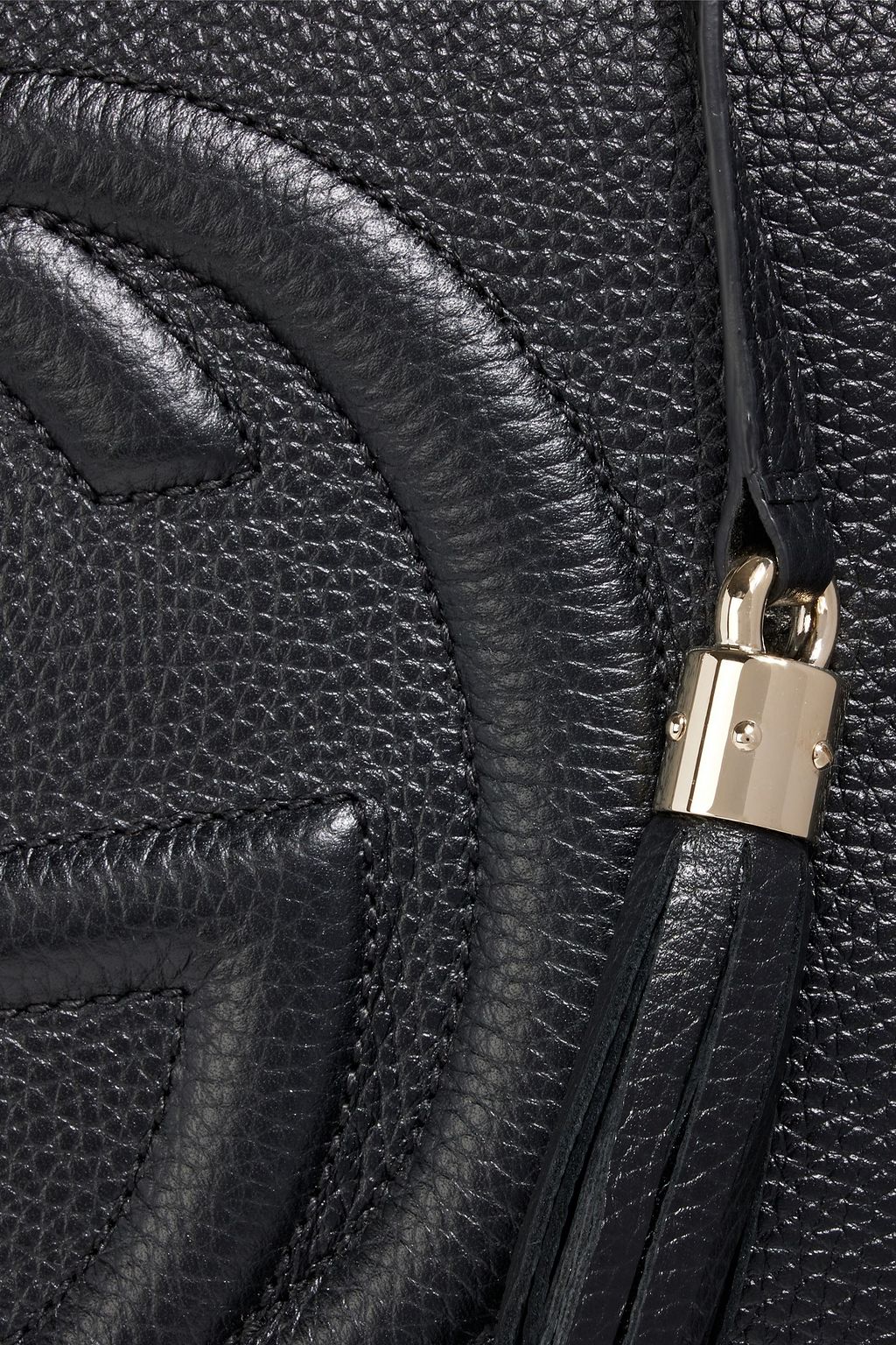 GUCCI Soho pebbled-leather tote