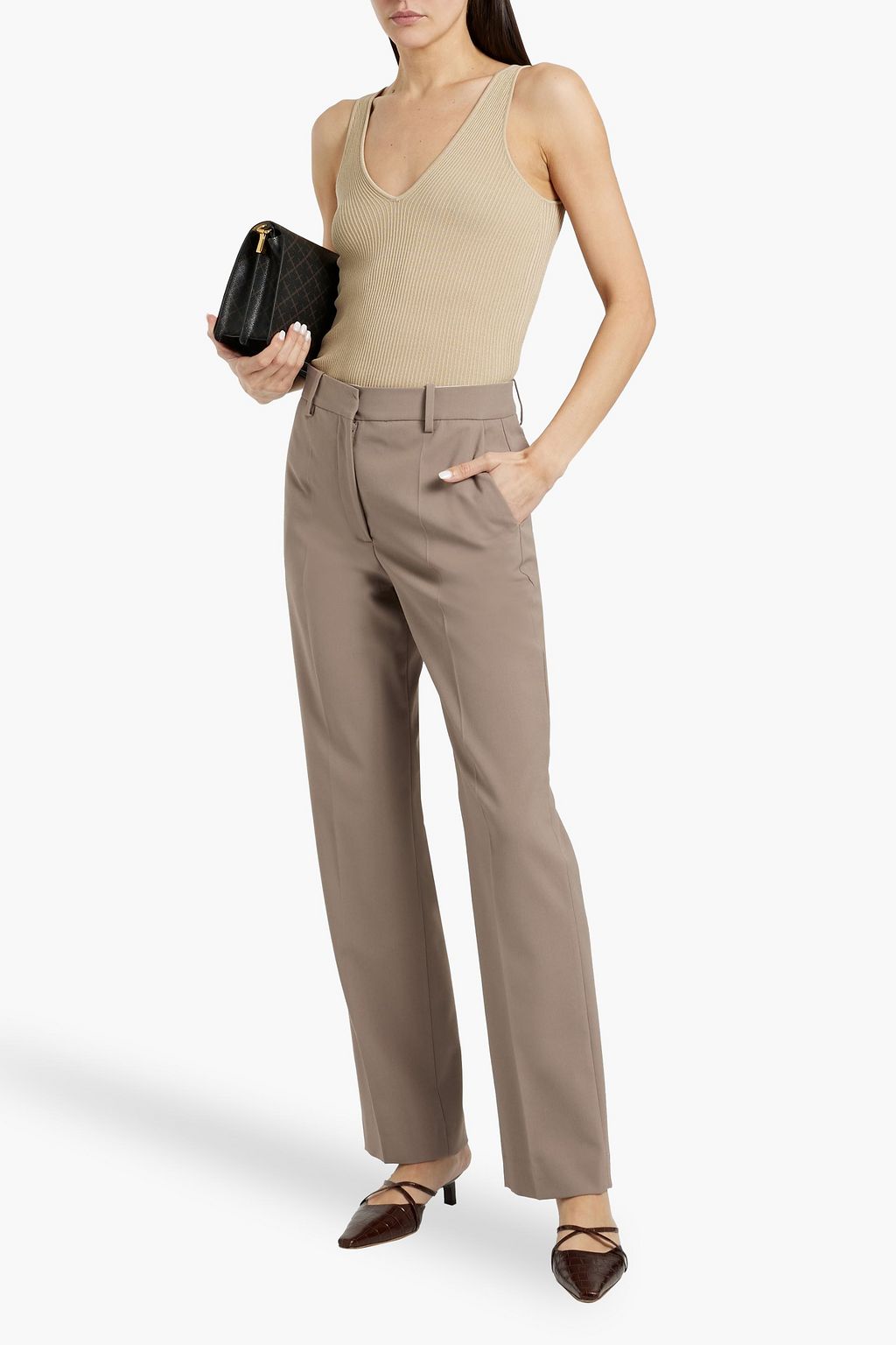 BY MALENE BIRGER Igda crepe straight-leg pants