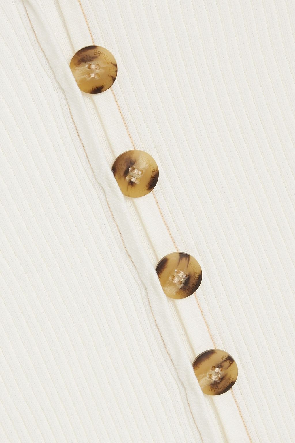 BY MALENE BIRGER كارديغان "سيريلا" من مزيج القطن بتصميم مضلّع
