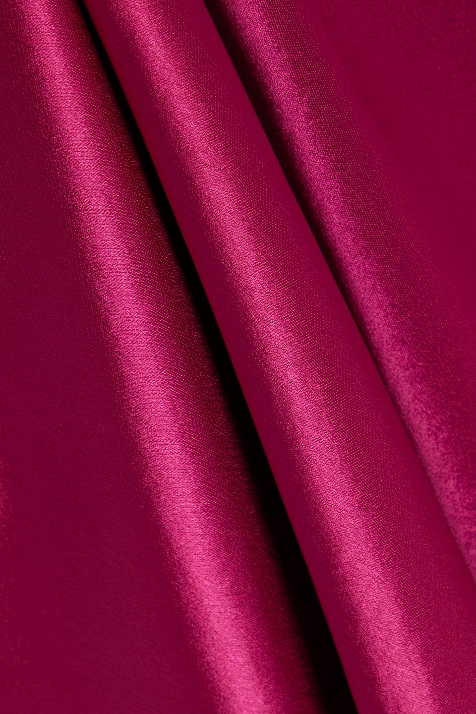 By Malene Birger Boshan Satin Midi Skirt In Crimson