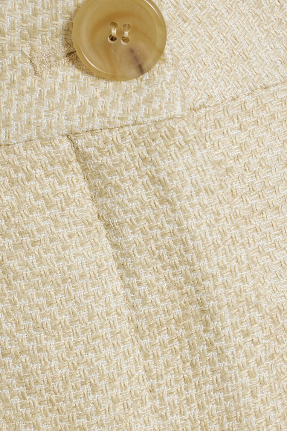 By Malene Birger Darja Textured Straight-leg Trousers In Beige