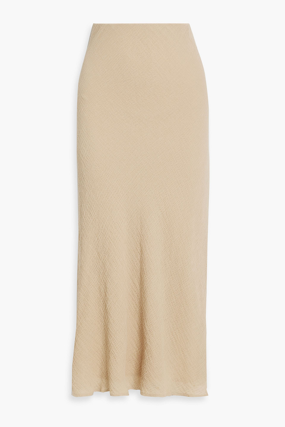 BY MALENE BIRGER BIANCOS CRINKLED RAMIE AND COTTON-BLEND GAUZE MAXI SKIRT